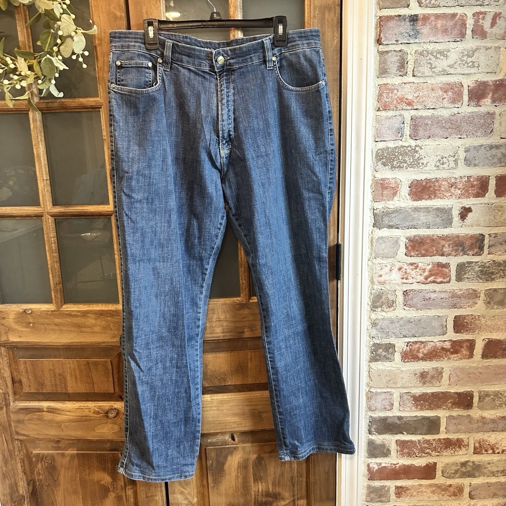 St. Croix Men's Luxury‎ Jeans 36x30 Straight Leg Med Wash